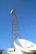 Satellite dish at Campbell Hall