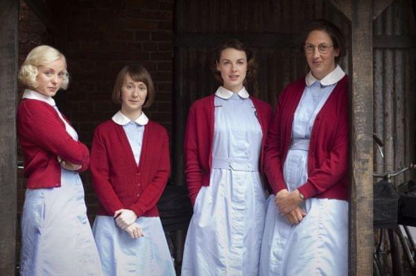 The midwives of Call the Midwife.