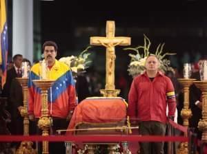 Hugo Chávez funeral body lying in state