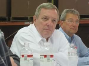 Dick Durbin and Jim Hires