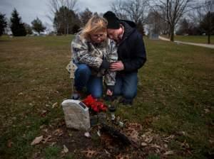 Will Piper and Annette Pacas visit the grave of Annette's son, Alex