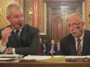 State Rep. Brandon Phelps and State Sen. Gary Forby
