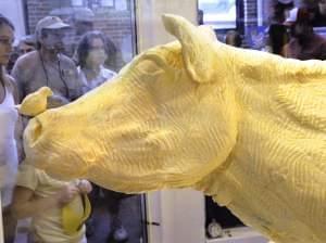 butter cow at illinois state fair