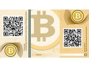 a bitcoin banknote