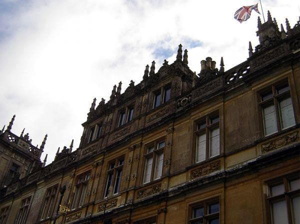 Highclere Castle where Downton Abbey is filmed