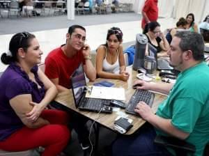 Signup for health insurance at a Miami mall March 20.