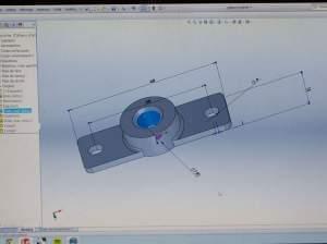 The design of the tattoo tool, which got attached to the printer.