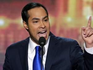 San Antonio Mayor Julian Castro is a rising star in the Democratic Party. He spoke at the Democratic National Convention in Charlotte, N.C., in 2012.