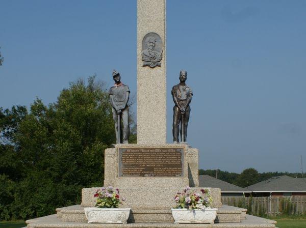 The Mother Jones Memorial in Mt. Olive Cemetery