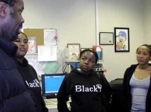 Byron, Gabby, Veronica and Tiera at WILL-TV