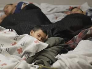 Children detainees in Brownsville, Texas