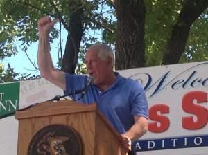 Gov. Pat Quinn at the Illinois State Fair Aug. 13.