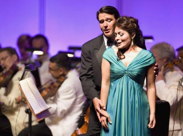 Nathan Gunn as the Count, performing in The Marriage of Figaro in Highland Park, Illinois. 