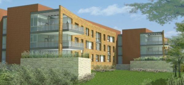 Drawing of future affordable housing for veterans in Danville, IL