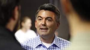 Senate Candidate Cory Gardner at a campaign office in Colorado