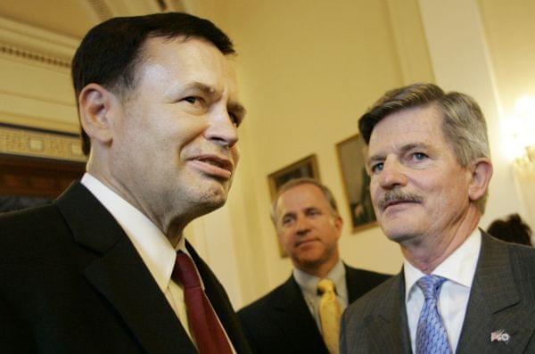 Former Congressman Lane Evans, who died Wednesday, in 2006.