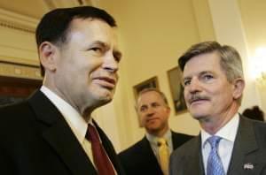 Former Congressman Lane Evans, who died Wednesday, in 2006.  