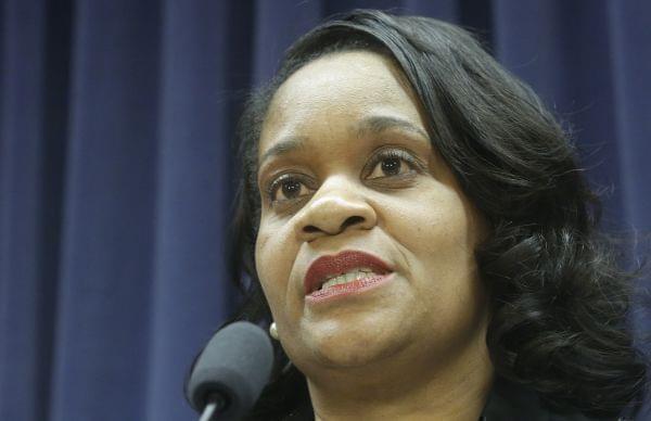 Tuesday photo of Illinois Senator Kimberly Lightford, a Democrat from Maywood.