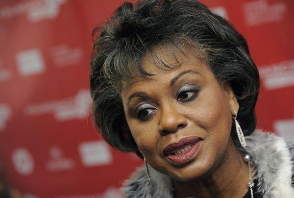 Anita Hill is interviewed at the 2013 Sundance Film Festival in Park City, Utah