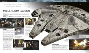 Millennium Falcon spread from Ultimate Star Wars