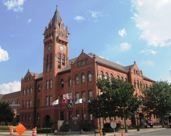 Champaign County courthouse in Urbana.