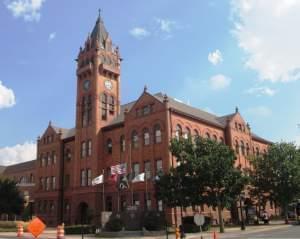 Champaign County courthouse in Urbana.