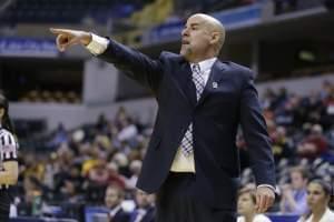 Illinois head coach Matt Bollant in the first half of a game gainst Iowa in the opening round of the Big Ten Tournament in Indianapolis, Ind., Thursday, March 6, 2014.