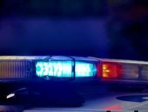 Stock image of lights on a police squad car.