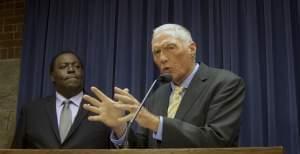 Al Riddley, of the Illinois Partners for Human Service.