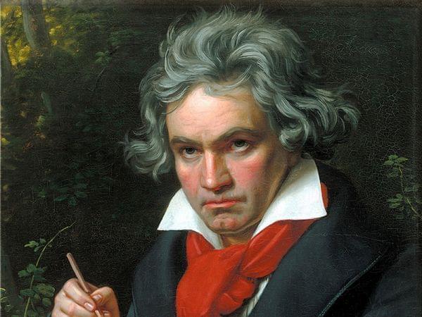 Painting of Beethoven.