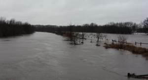 County Road 1450N, south of St. Joseph, in late December 2015.