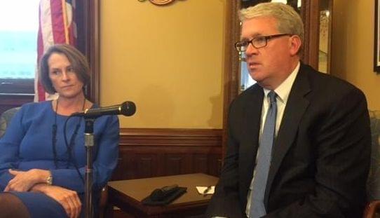 The top Republicans in Illinois' General Assembly: Senator Christine Radogno and Rep. Jim Durkin, 