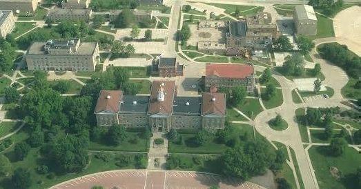 Sherman Hall on the campus of Western Illinois University at Macomb. 