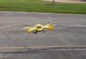 A Horizon Hobby Blade Zeyrock micro-drone. 