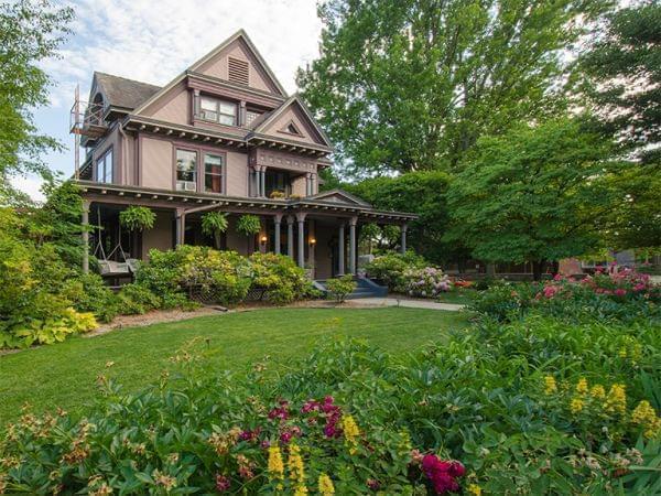 house with garden