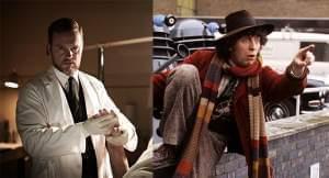 Dr. Blake prepares for surgery; Doctor Who strikes an action pose