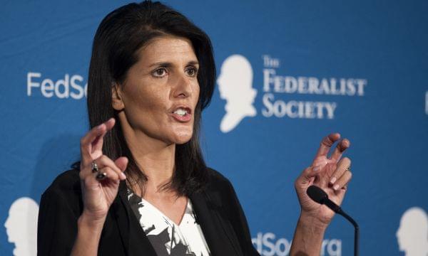 South Carolina Gov. Nikki Haley.