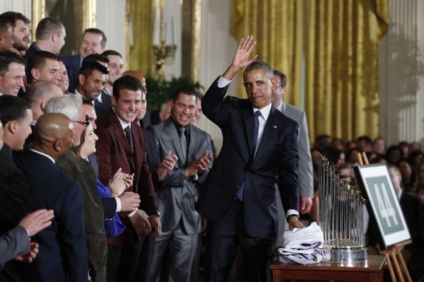 President Obama and Chicago Cubs