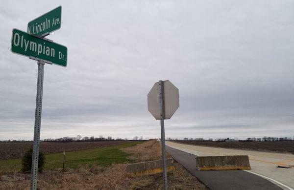A stretch of Olympian Drive.