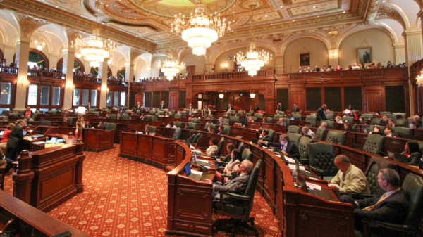 The Illinois House floor.