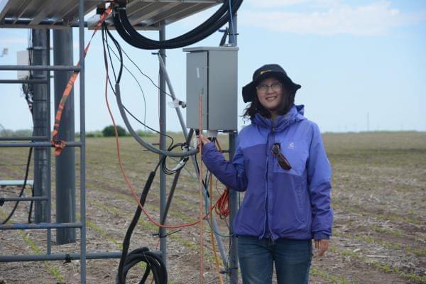 Visiting scholar Yingying Zhang.