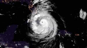 Satellite image of Hurricane Irma