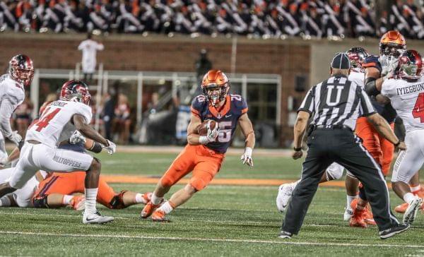 Illinois freshman running back Mike Epstein