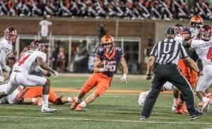 Illinois freshman running back Mike Epstein
