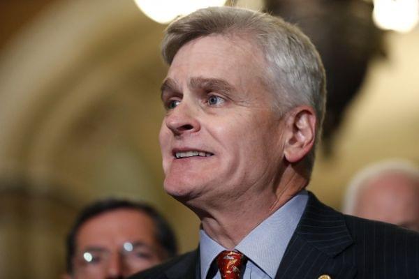 Sen. Bill Cassidy, R-La., speaks on Capitol Hill, Tuesday, Sept. 19, 2017 in Washington. 