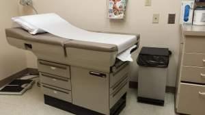 A medical examination room.