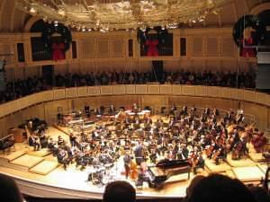 Chicago Symphony Orchestra performs at Symphony Center.