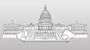 Illustration of the US Capitol.