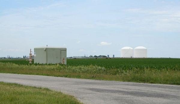 Manlove natural gas storage field.