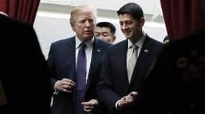 President Trump and House Speaker Paul Ryan